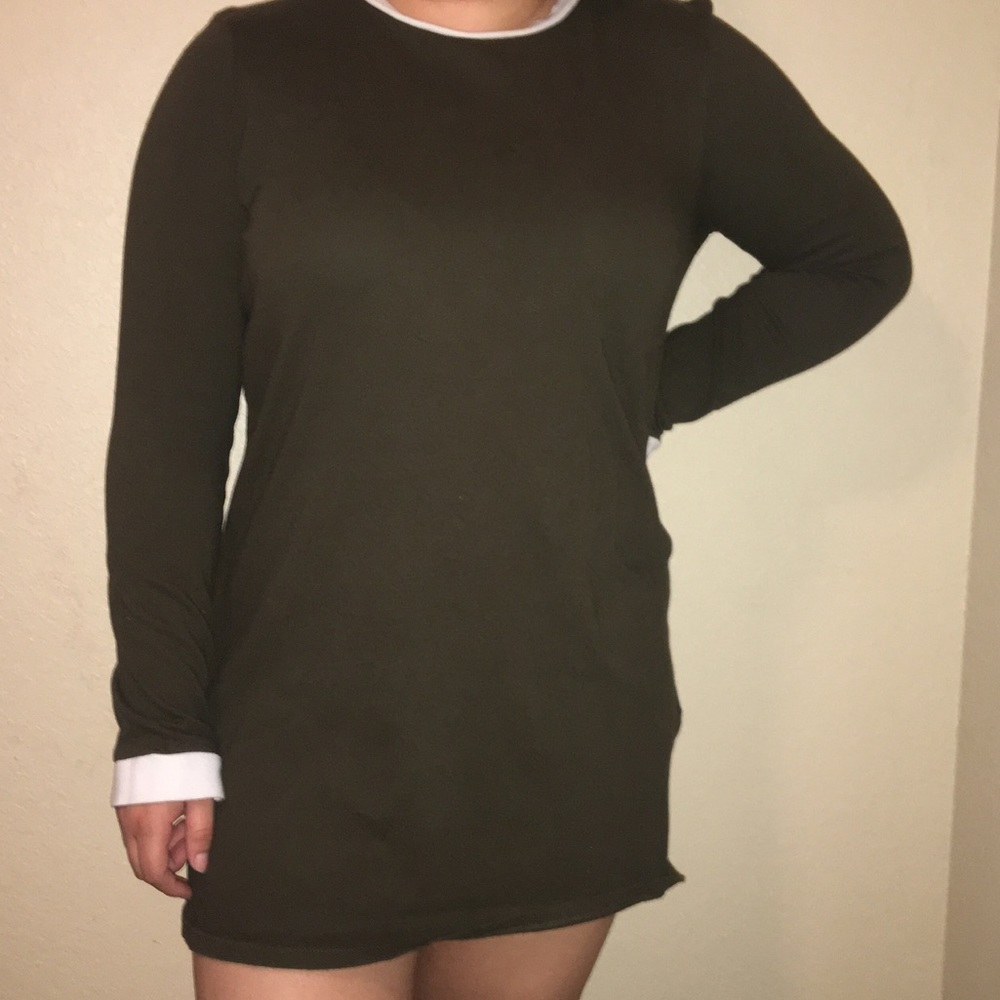 Olive Green Dress